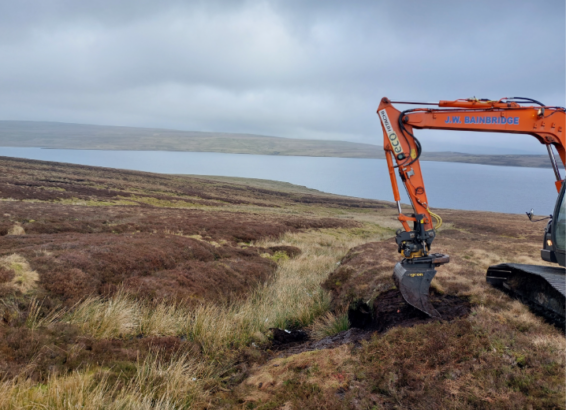 Restoration works in the North Pennines. Credit: Kate Clift.